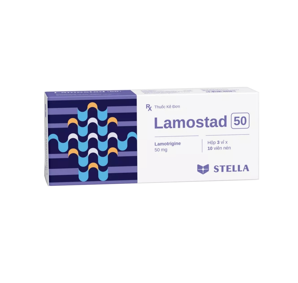 Thuốc trị động kinh Lamostad 50mg