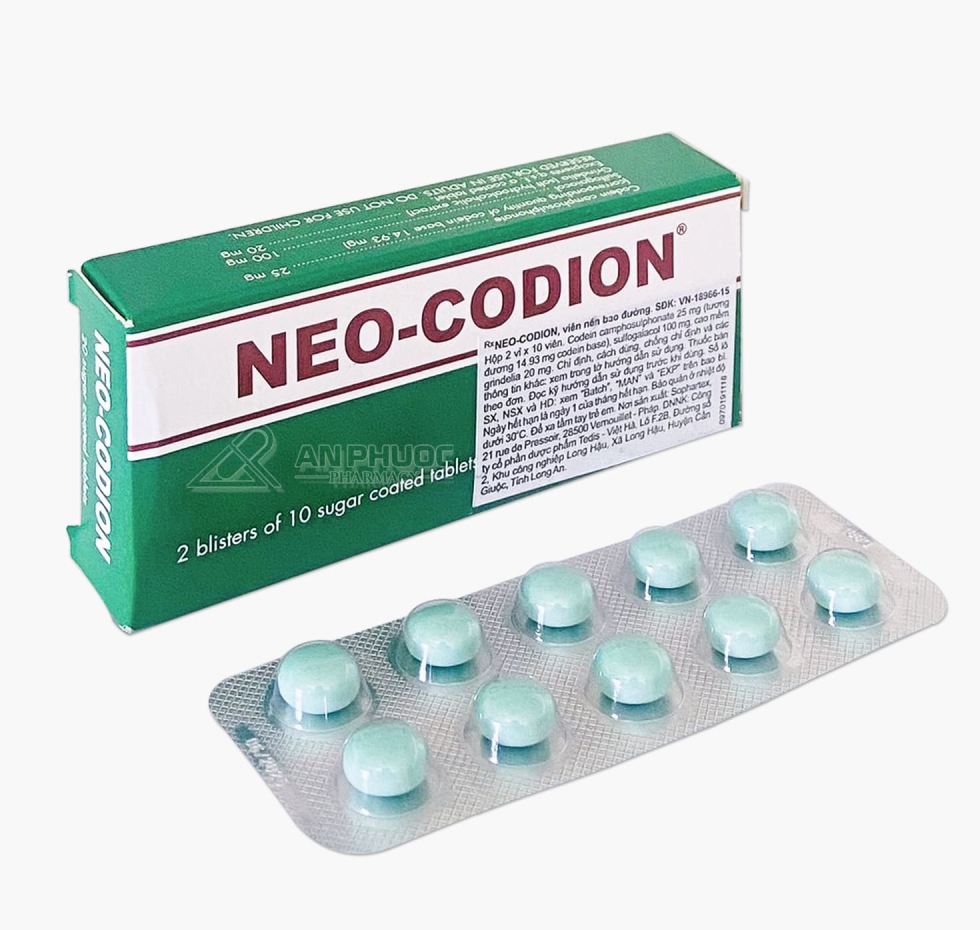 Thuốc trị ho Neo-codion 