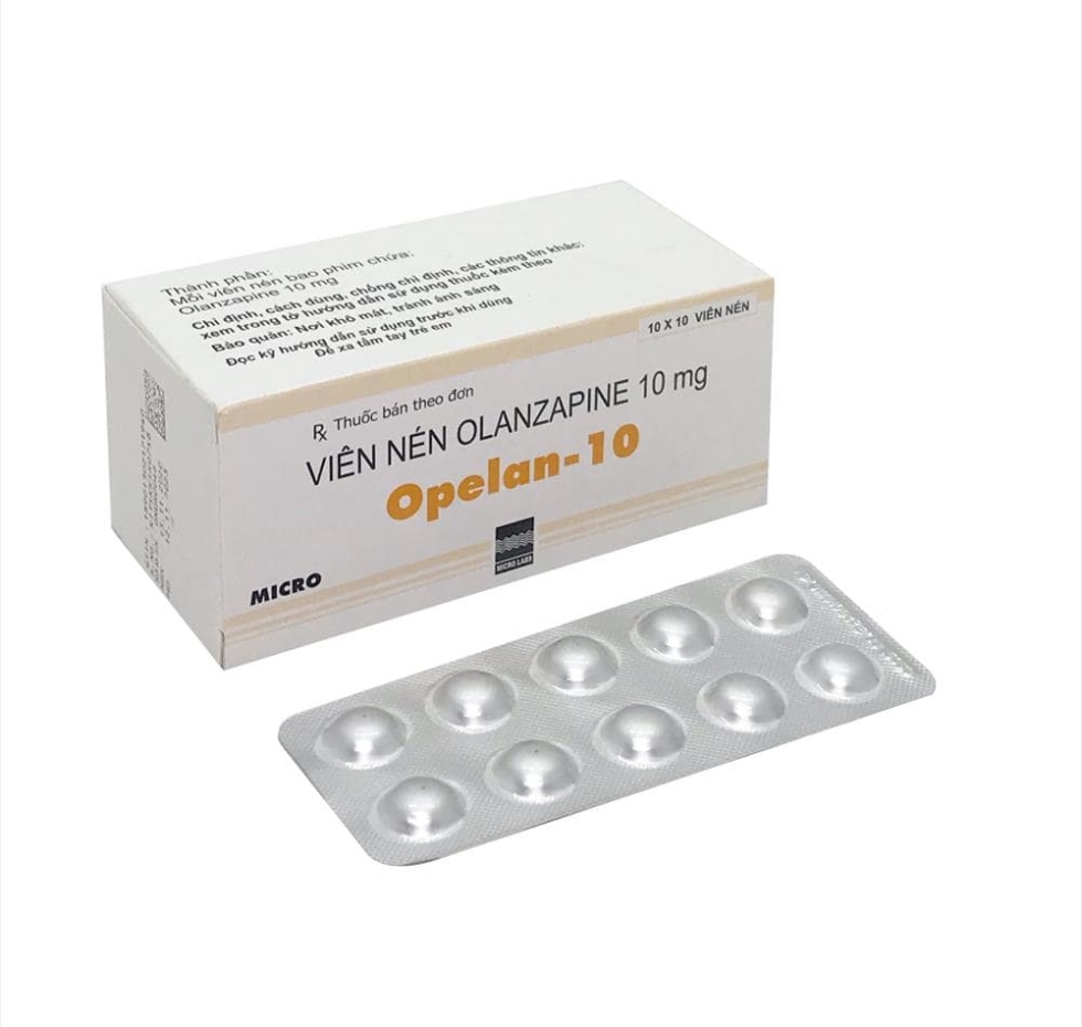 Thuốc trị tâm thần phân liệt opelan 10mg 