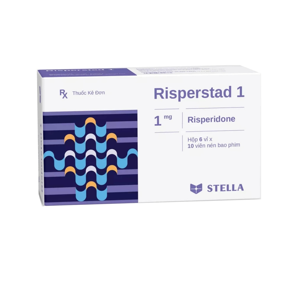 Thuốc trị tâm thần phân liệt Risperstad 1mg