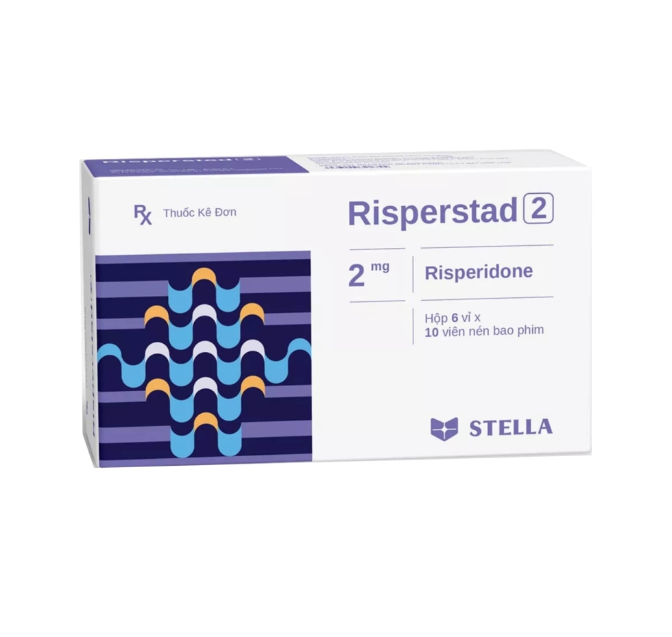 Thuốc trị tâm thần phân liệt Risperstad 2mg 