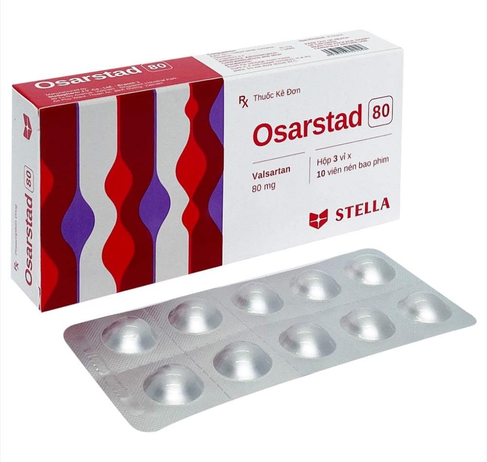 Thuốc trị tăng huyết áp Osarstad 80mg 