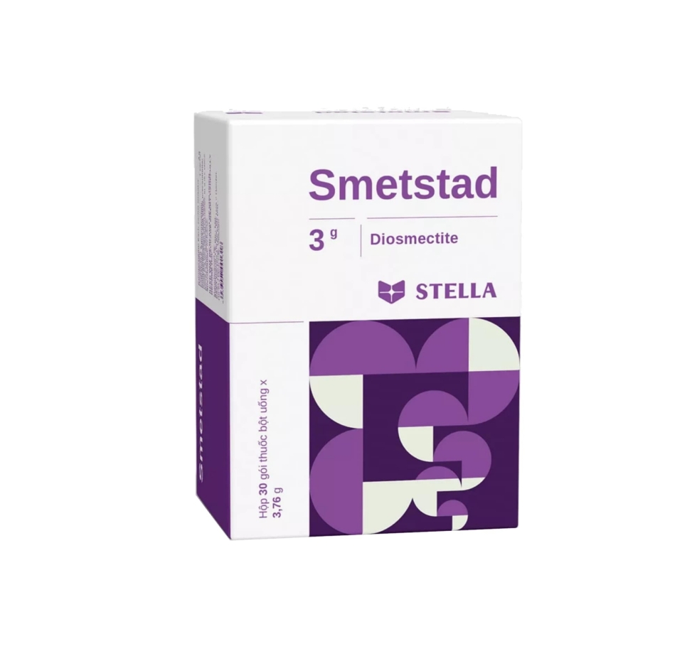 Thuốc trị tiêu chảy smetstad 3g
