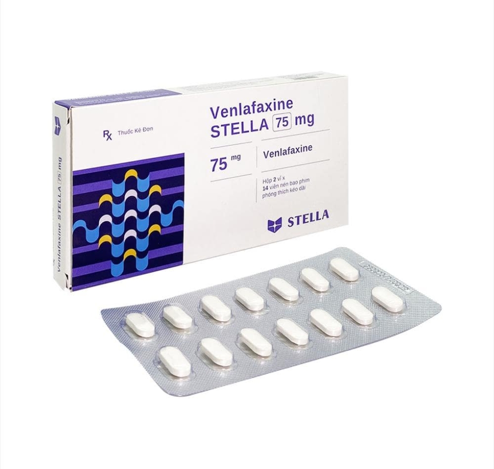 Thuốc trị trầm cảm Venlafaxine Stella 75mg