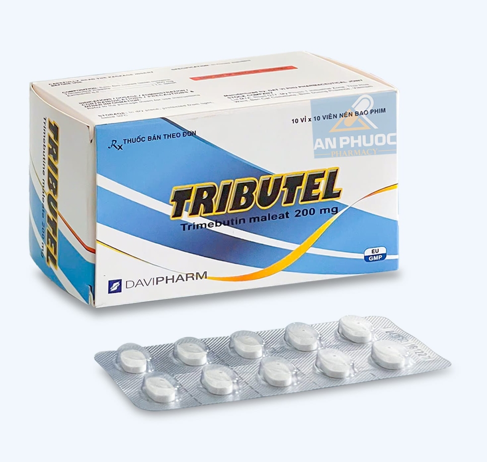 Thuốc Tributel® 200mg | Trimebutin |【Hộp 100 viên】
