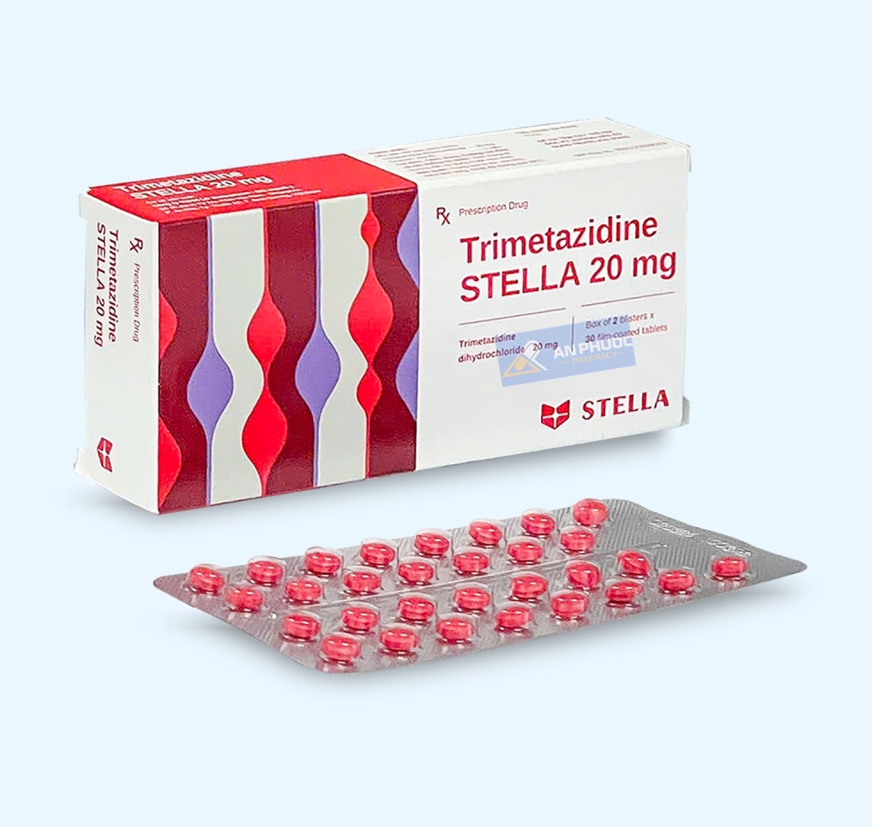 Thuốc Trimetazidine STELLA® 20mg |【Hộp 60 viên】