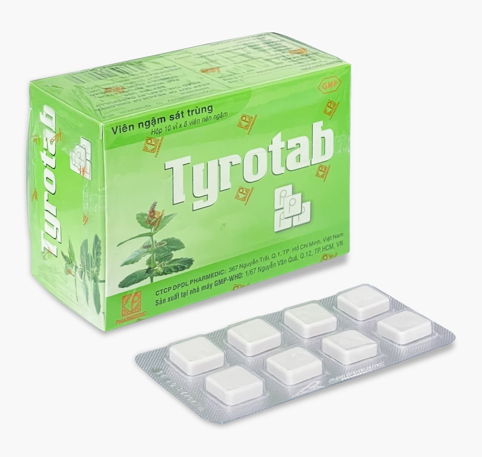 Thuốc Tyrotab® | Viên Ngậm Sát Khuẩn |【Hộp 80 viên】