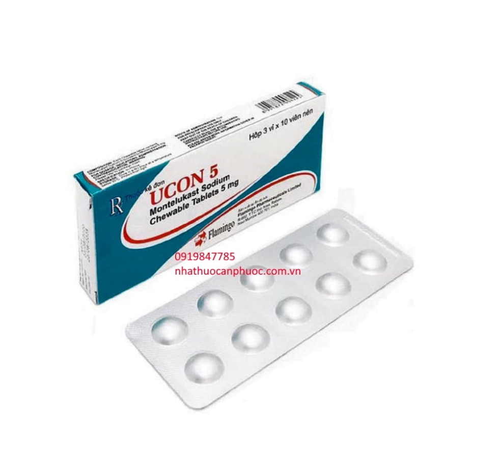 Thuốc Ucon 5mg (montelukast)