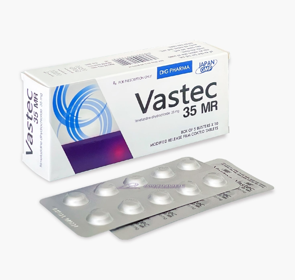 Thuốc Vastec MR® 35mg【Hộp 50 viên】| Trimetazidine