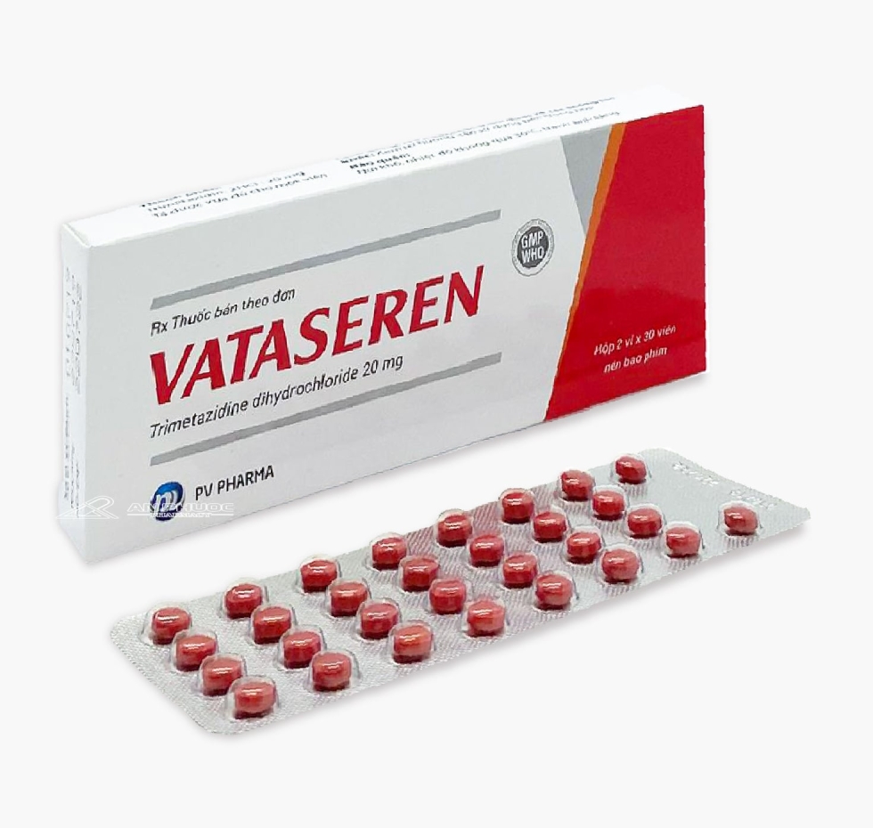 Thuốc Vataseren®20mg【Hộp/60 viên】| Trimetazidine 