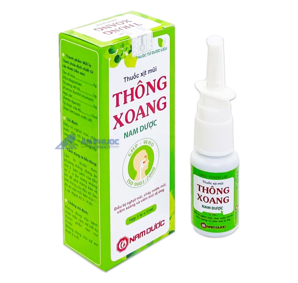 Thuốc Xịt Mũi Thông Xoang Nam Dược® | 15ml