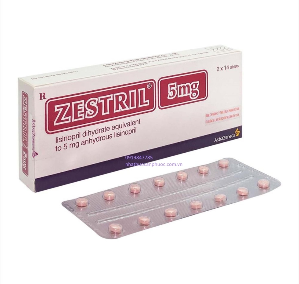 Thuốc Zestril 5mg (lisinopril)