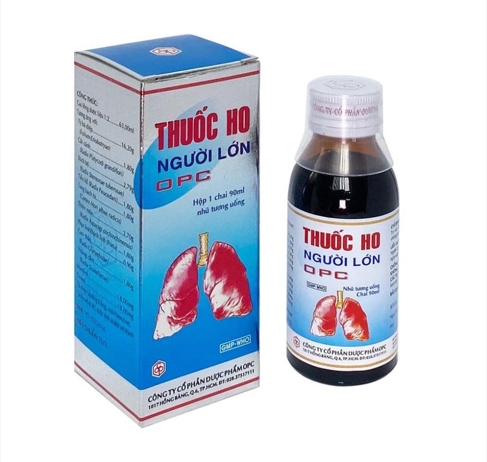 Thuốc ho người lớn ( chai 90ml ) | OPC