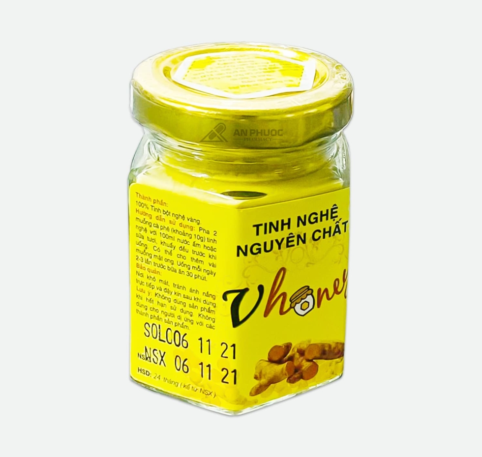 Tinh Nghệ Nguyên Chất Vhoney™ | Lọ 40gam