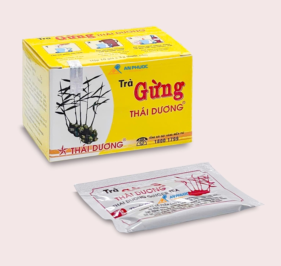 Trà Gừng Thái Dương® |【Hộp 10 gói】