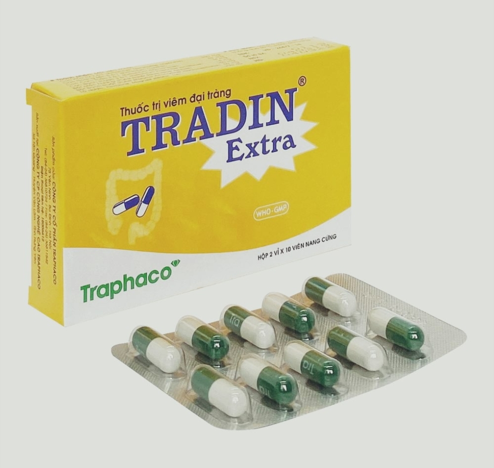 Tradin extra ( hộp 2 vỉ x 10 viên )