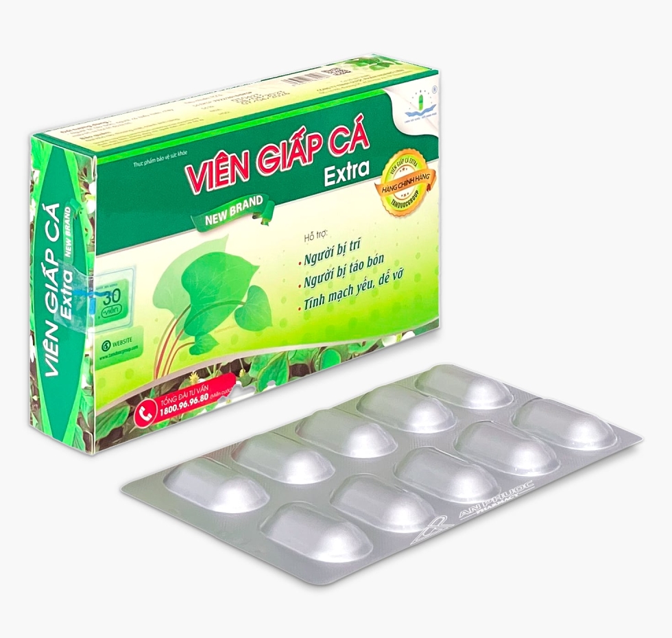 Viên Giấp Cá Extra® | Hỗ Trợ Người Bị Trĩ