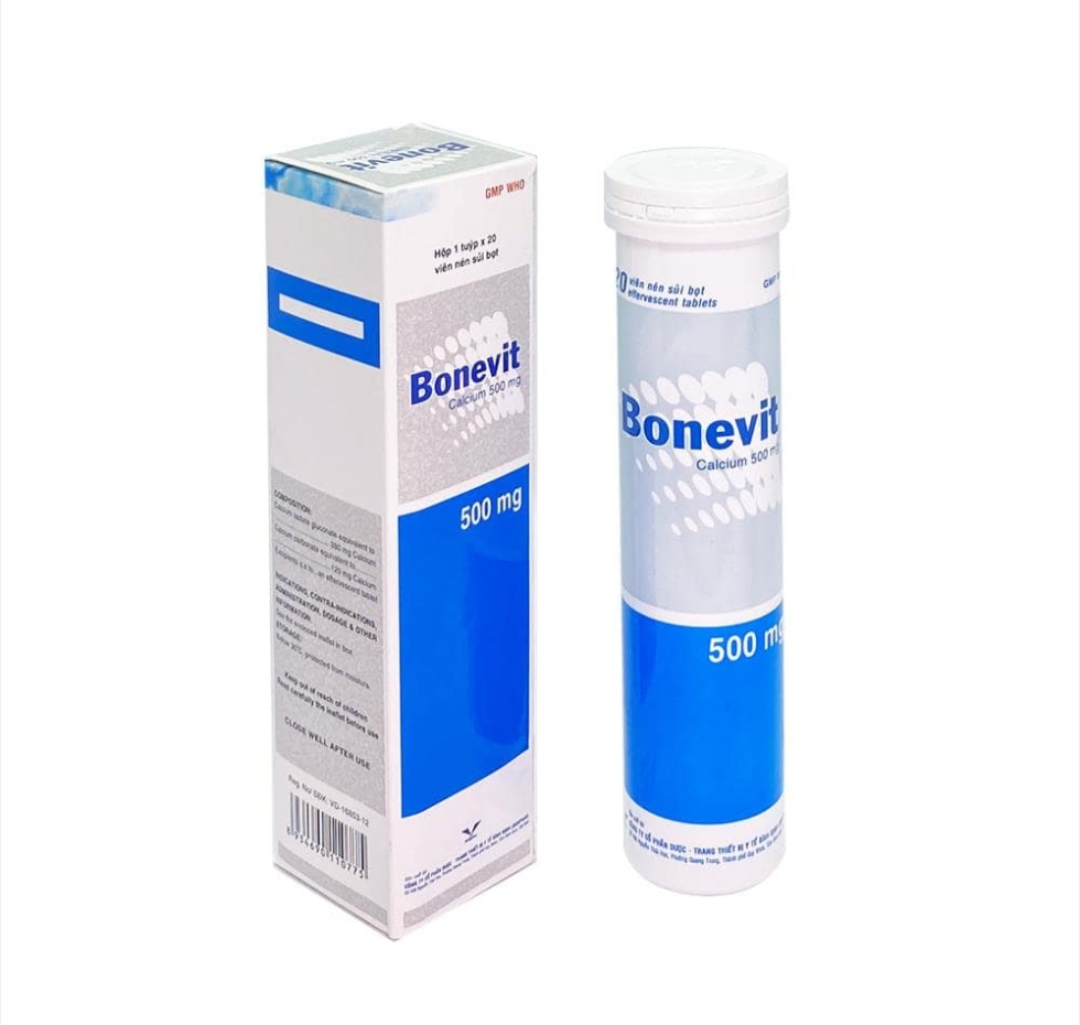 Viên sủi calci bonevit 500mg