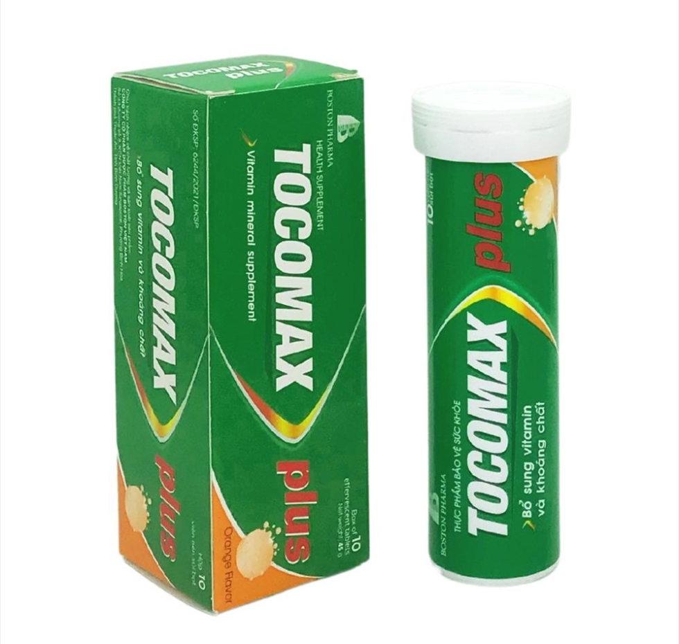Viên sủi uống tăng đề kháng Tocomax plus