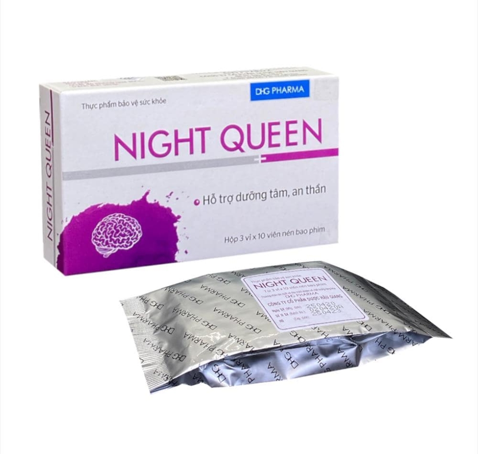 Viên uống dưỡng tâm an thần Night Queen 