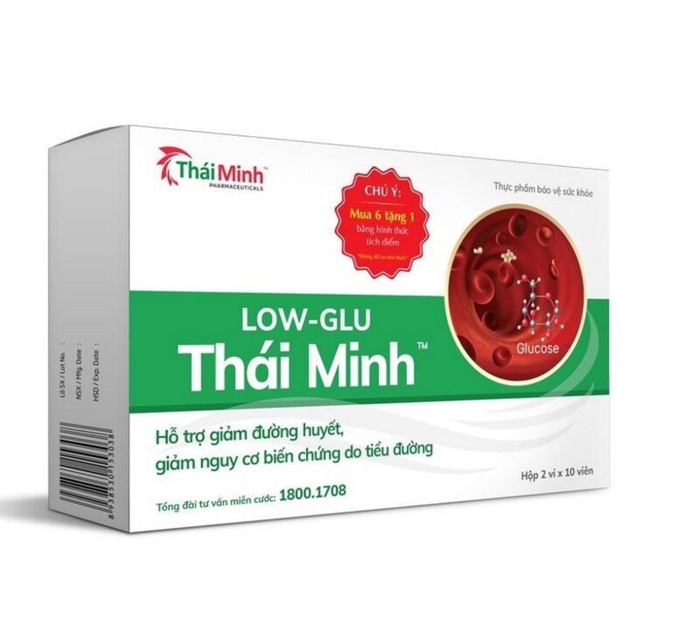 Viên uống hạ đường huyết Low-Glu Thái Minh