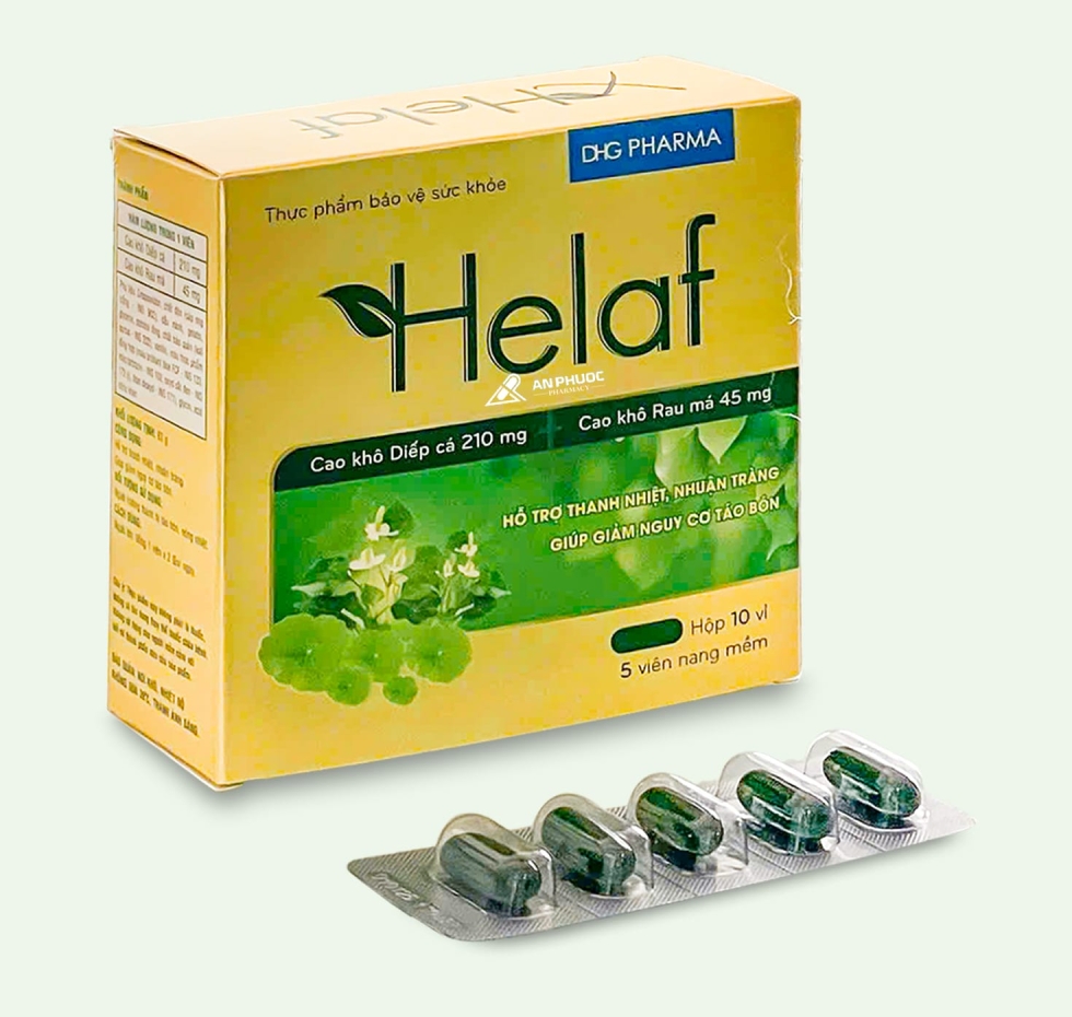 Viên Uống Helaf® | Giảm Táo Bón |【Hộp 50 viên】