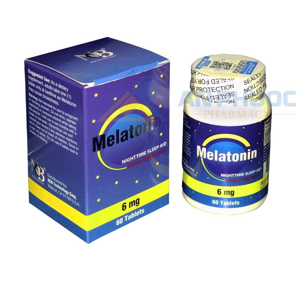 Viên Uống Ngủ Ngon Giấc Melatonin™ 6mg 