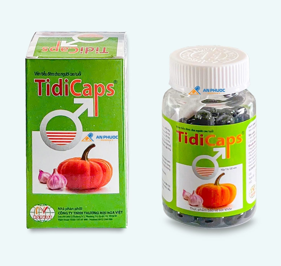 Viên Uống Trị Tiểu Đêm Tidicaps® |【Lọ 100 viên】 