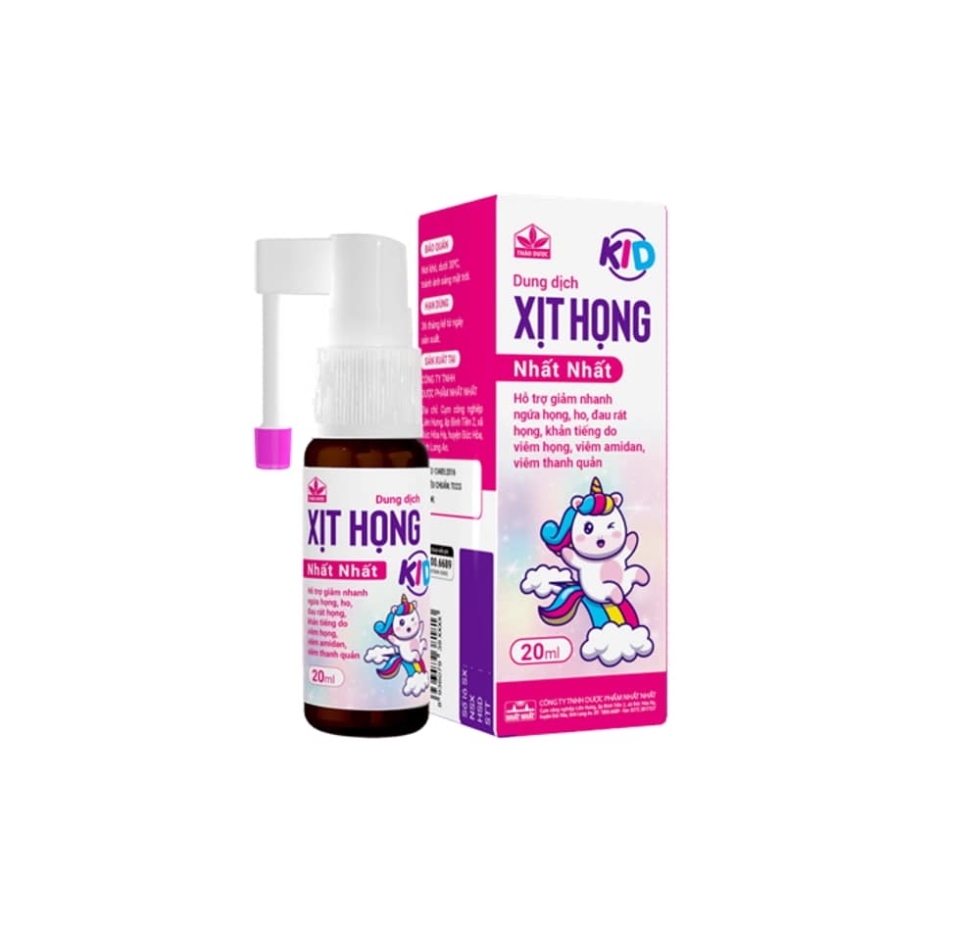 Xịt Họng Nhất Nhất kids (trẻ em) 