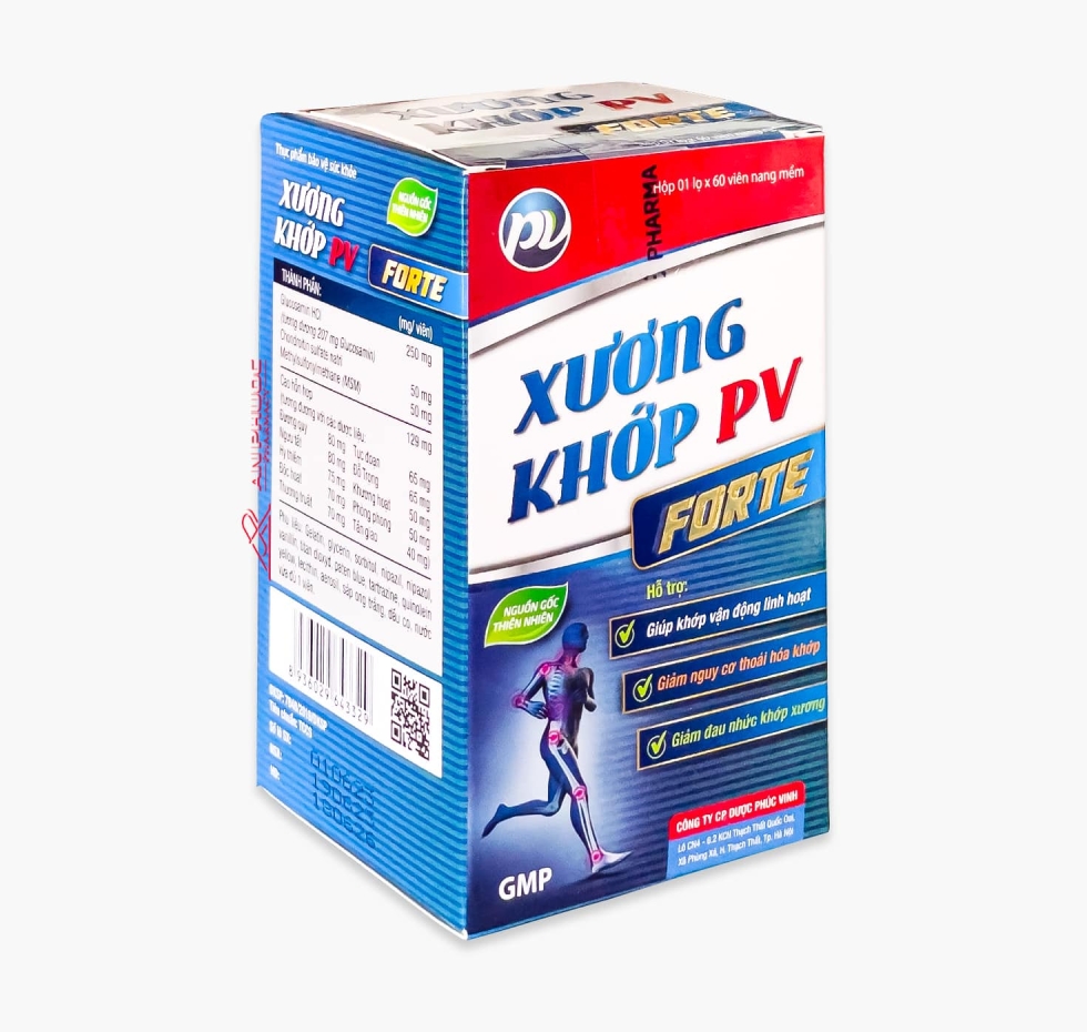 Xương Khớp PV® | Giảm Đau Nhức Xương Khớp |【 Chai 60 viên】