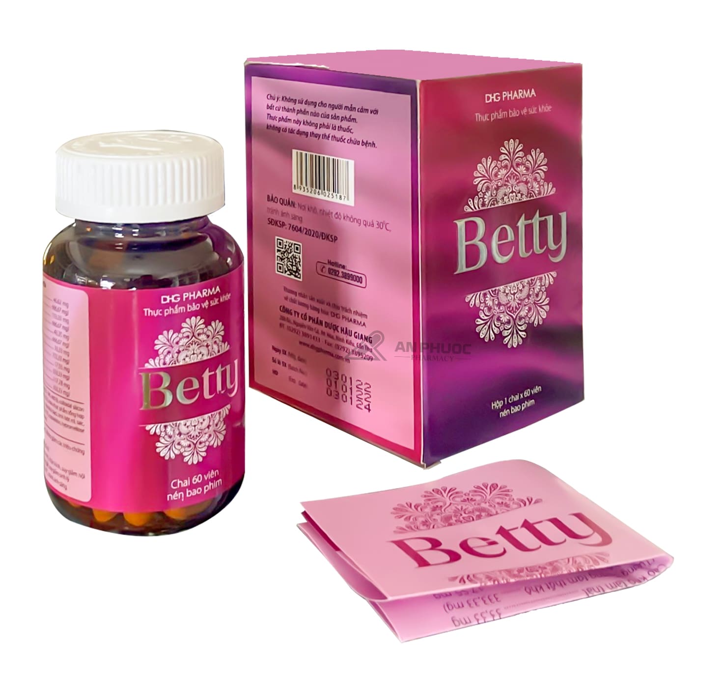 Betty DHG™ (Hộp 1 chai x 60 viên) | DHG