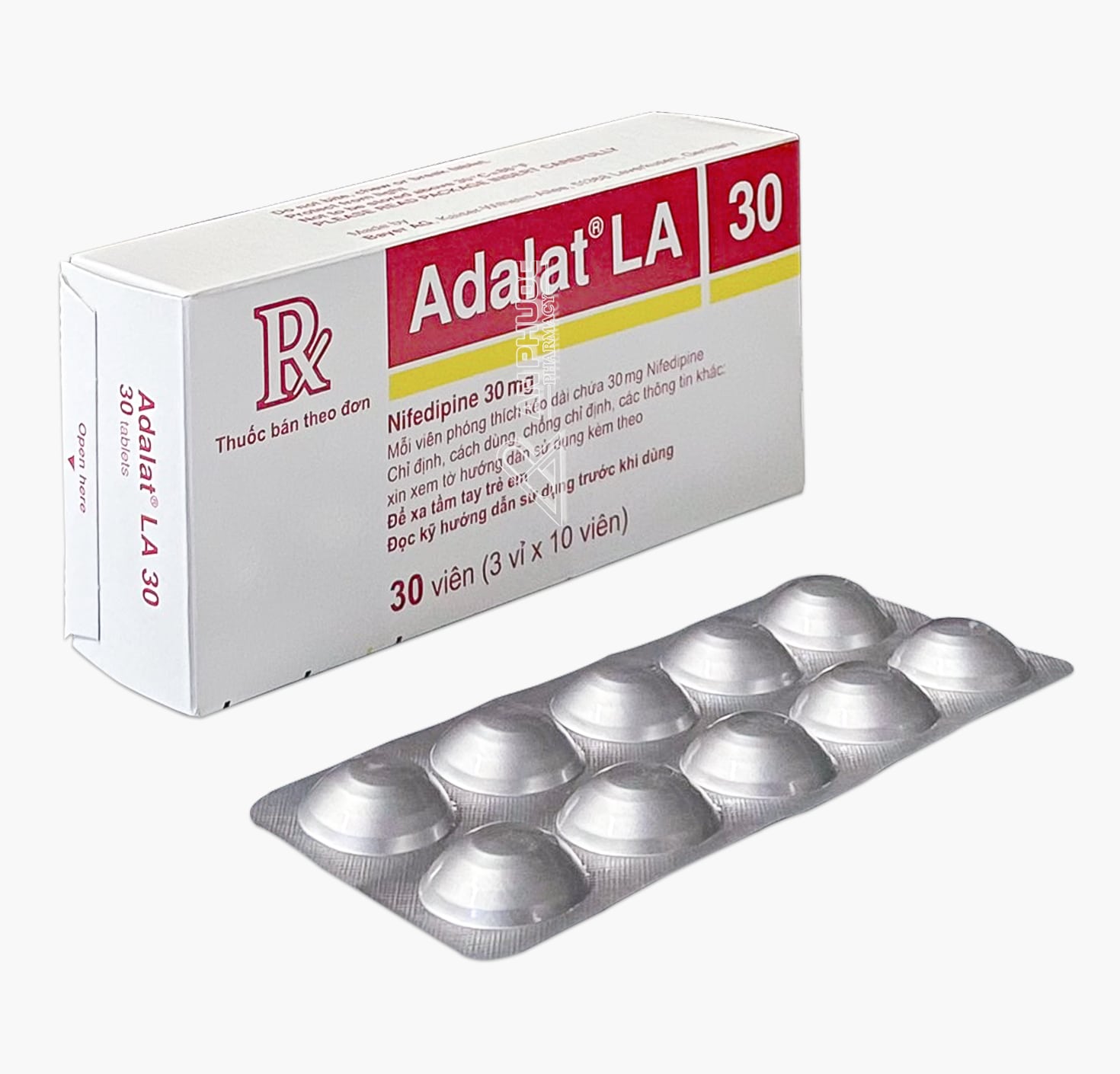 Thu c Adalat LA 30mg Nifedipine Thu c Adalat LA 30mg Nifedipine