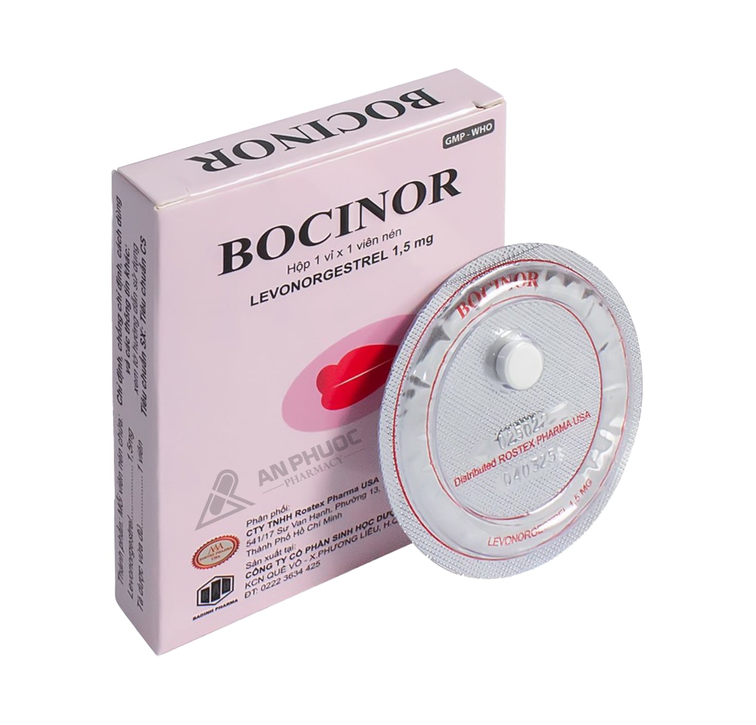Thuốc Bocinor™ 1,5mg | Ngừa Thai Khẩn Cấp