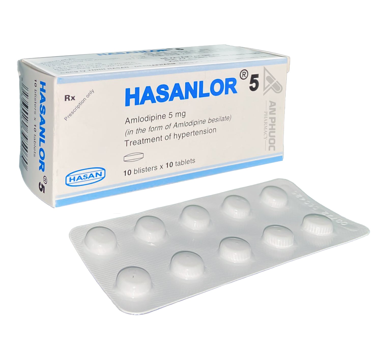 Thuốc Hasanlor™ 5mg | Amlodipin besylat
