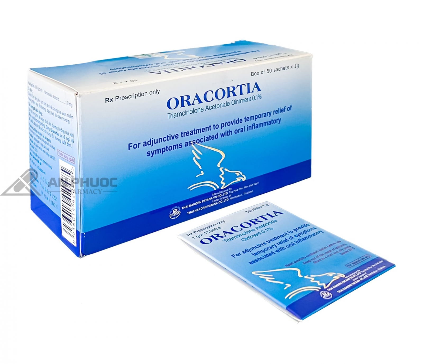 Thuốc Oracortia™ 0.1% | Triamcinolone           
