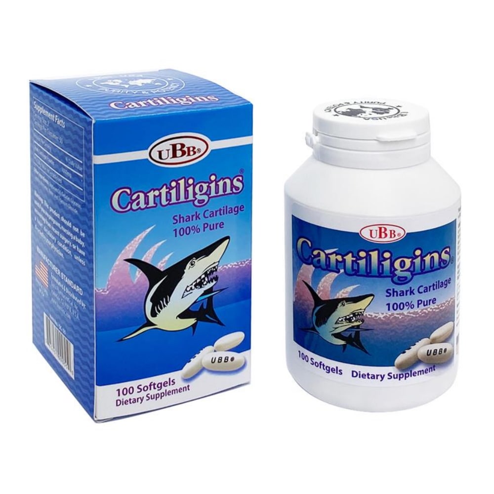 Viên uống sụn cá mập cartiligins (chai 100 viên) 