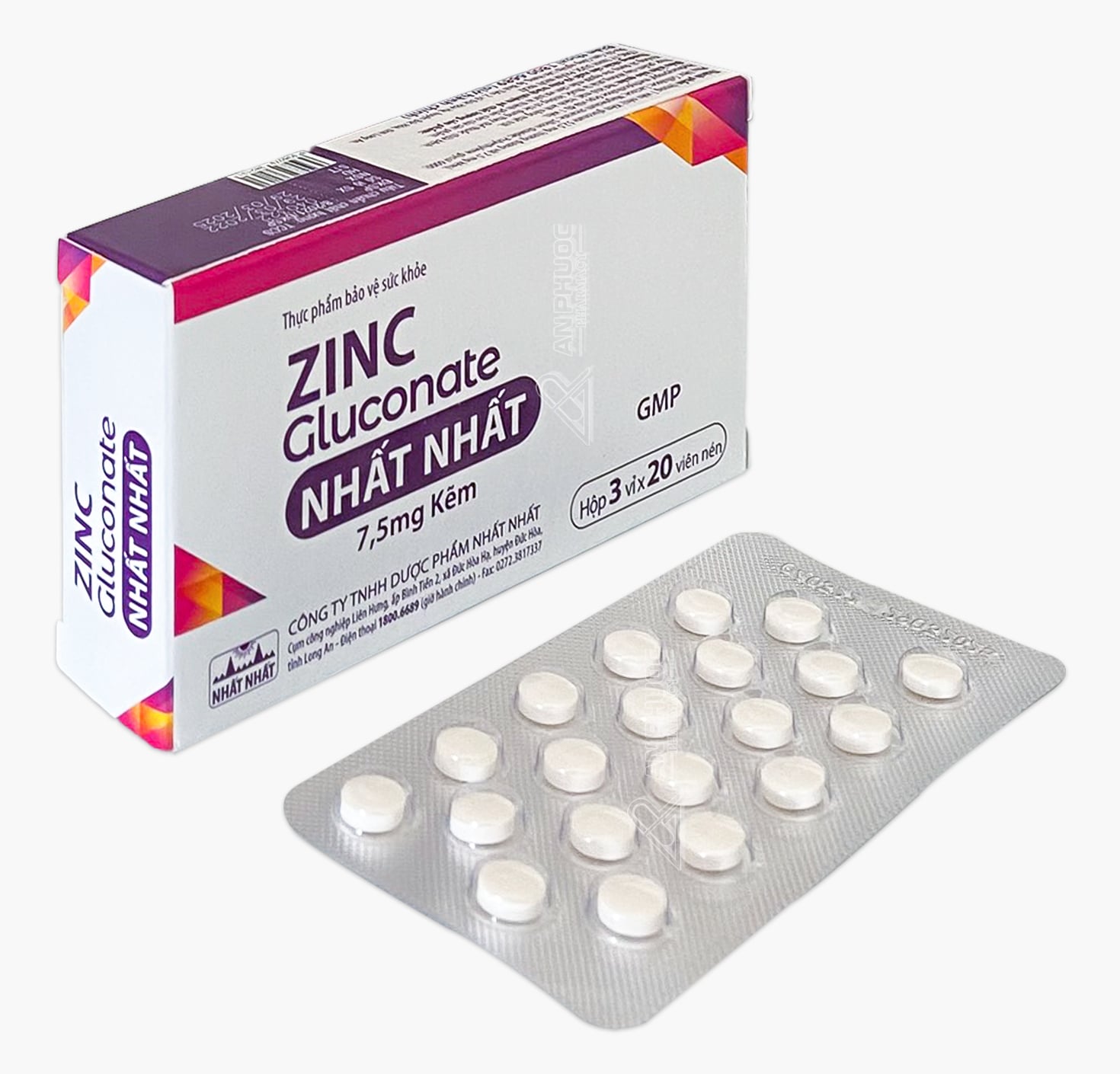 Zinc Gluconate® Nhất Nhất 7.5mg | Bổ Sung Kẽm